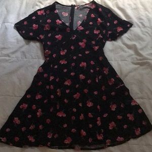 Black Floral Dress